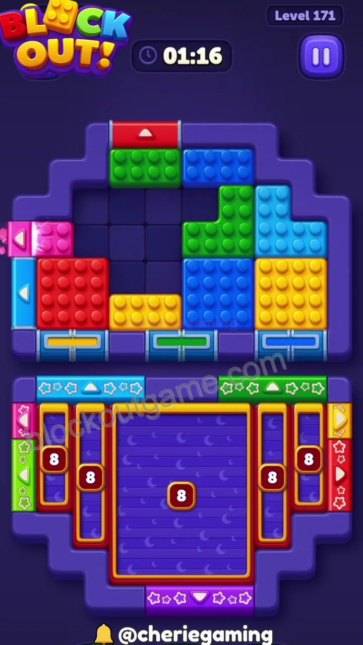 Block Out Level 171 step 5