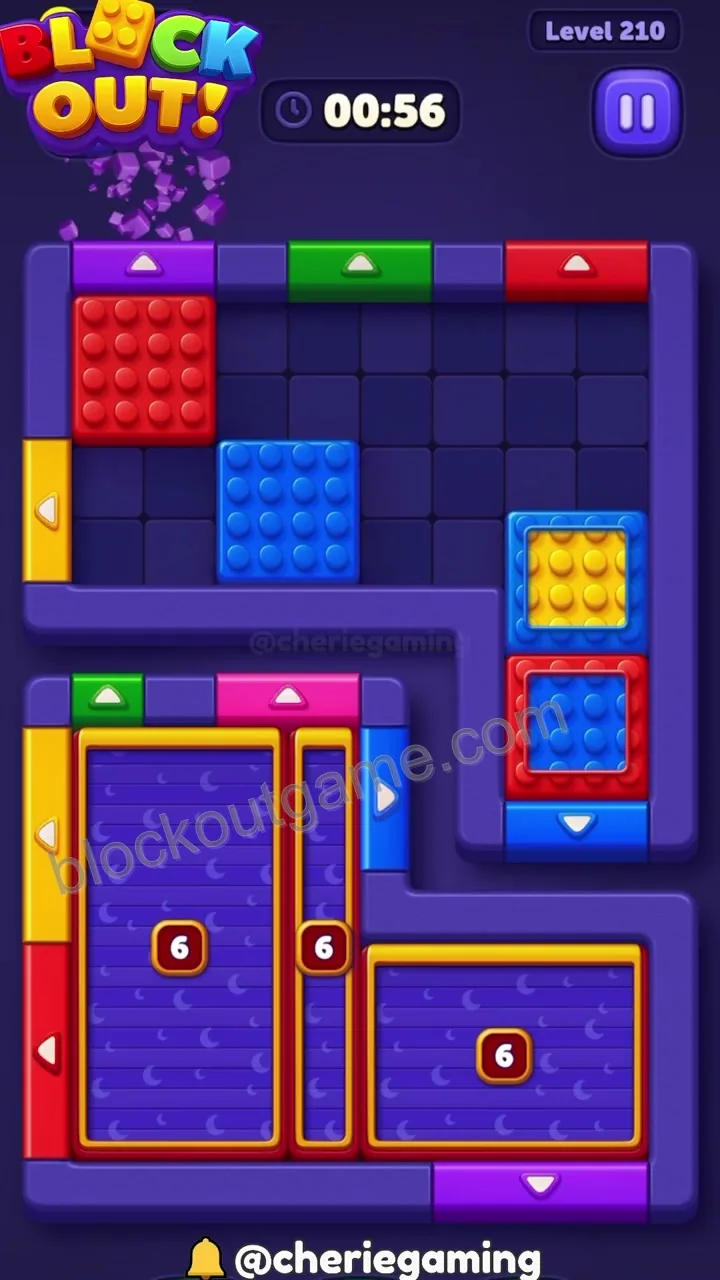 Block Out Level 210 step 6