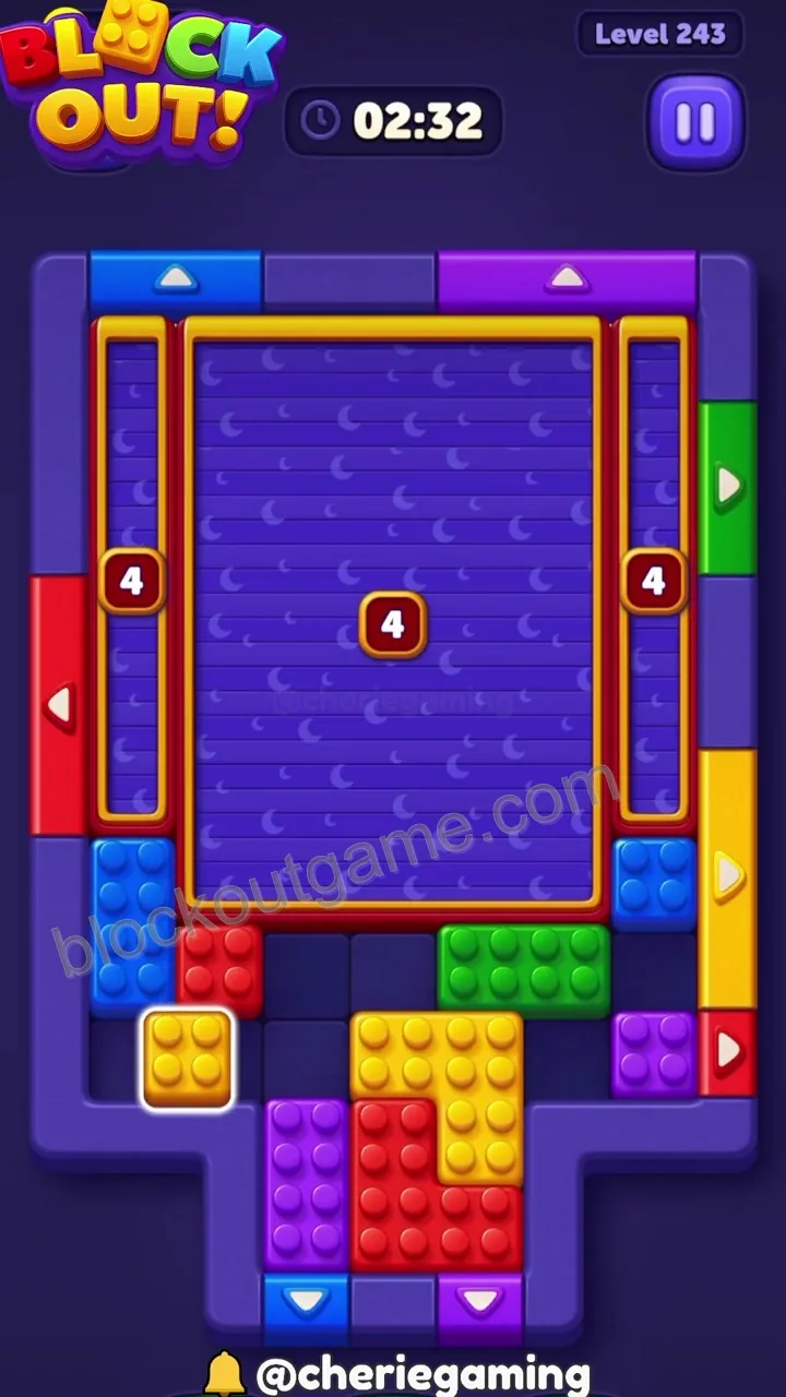 Block Out Level 243 step 3