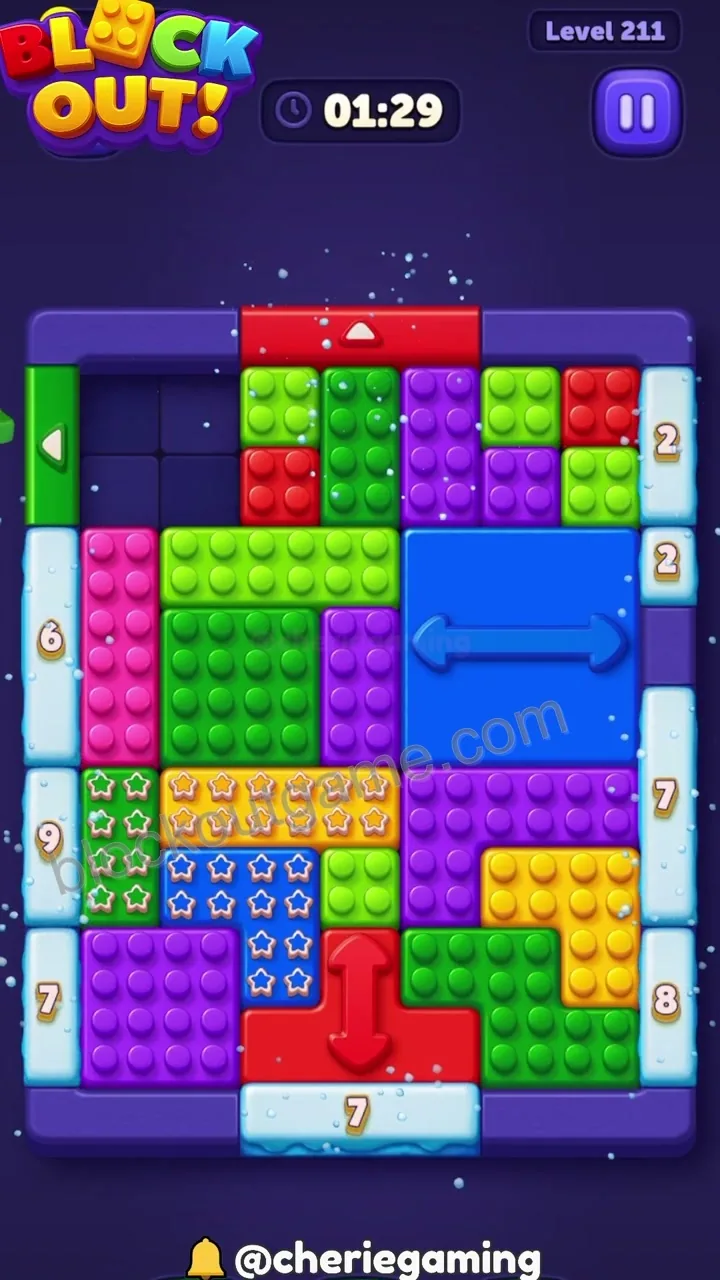 Block Out Level 211 step 2