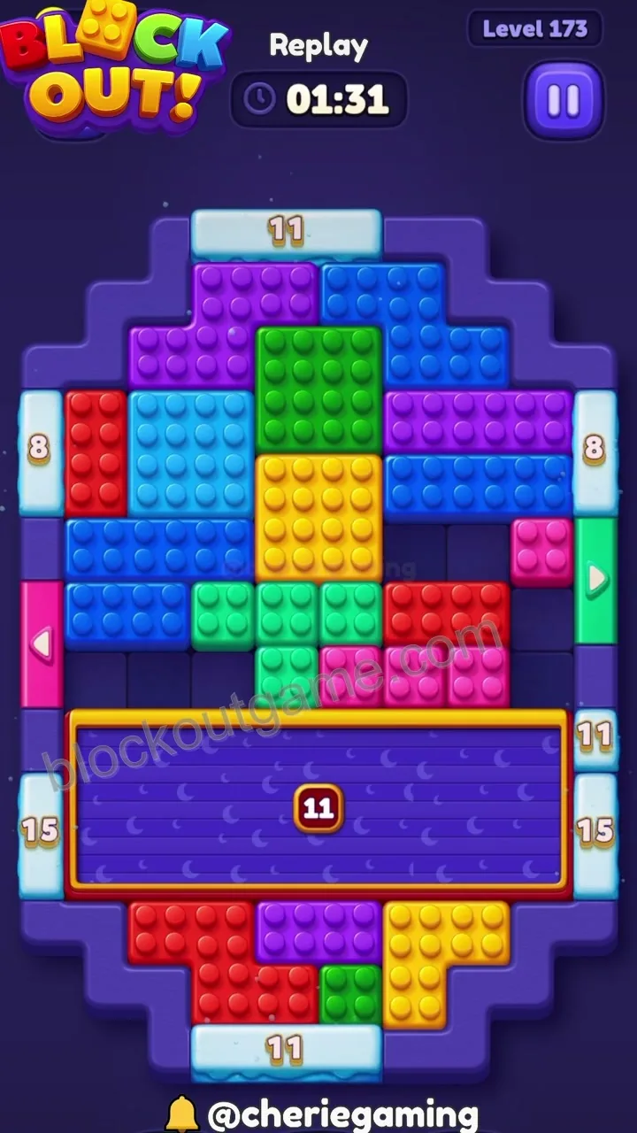 Block Out Level 173 step 7