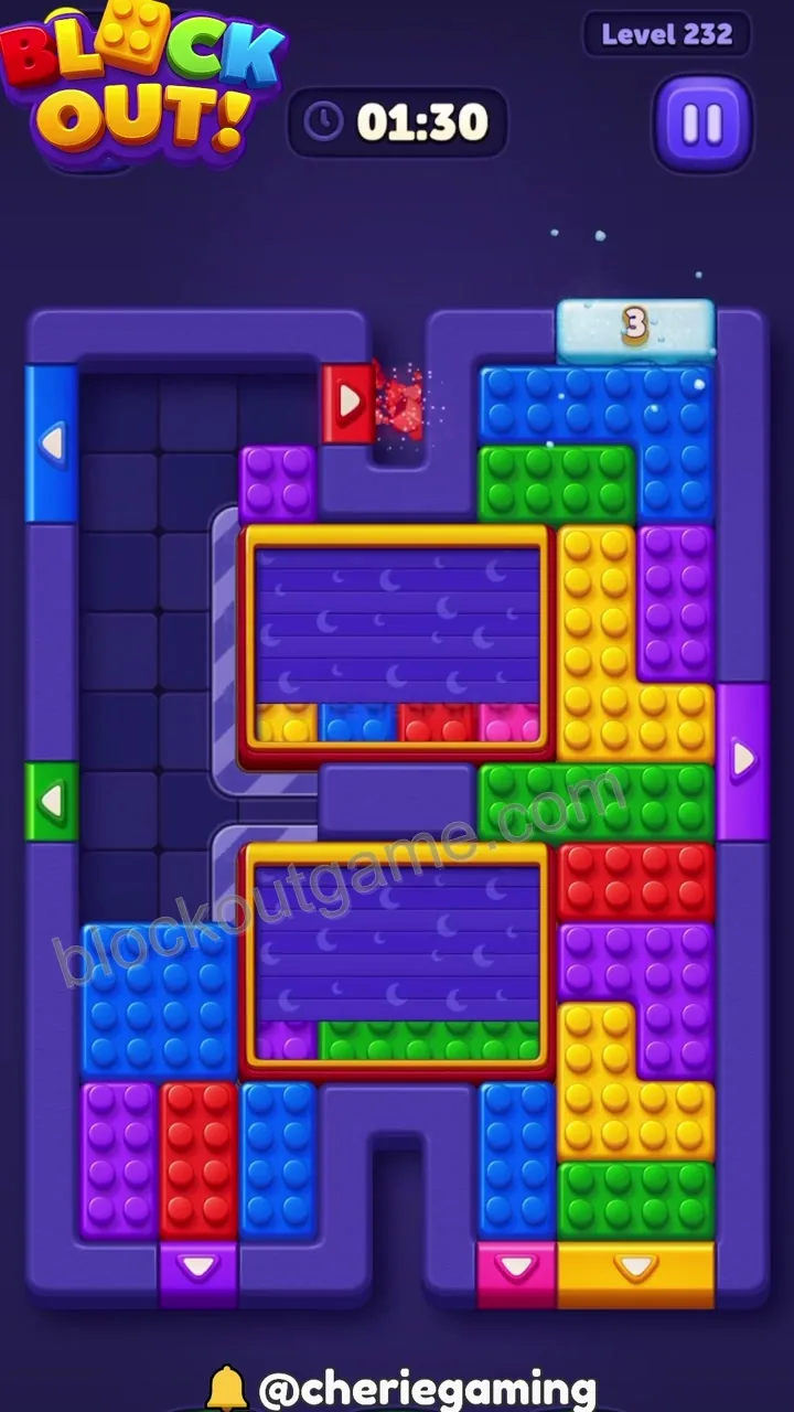 Block Out Level 232 step 5