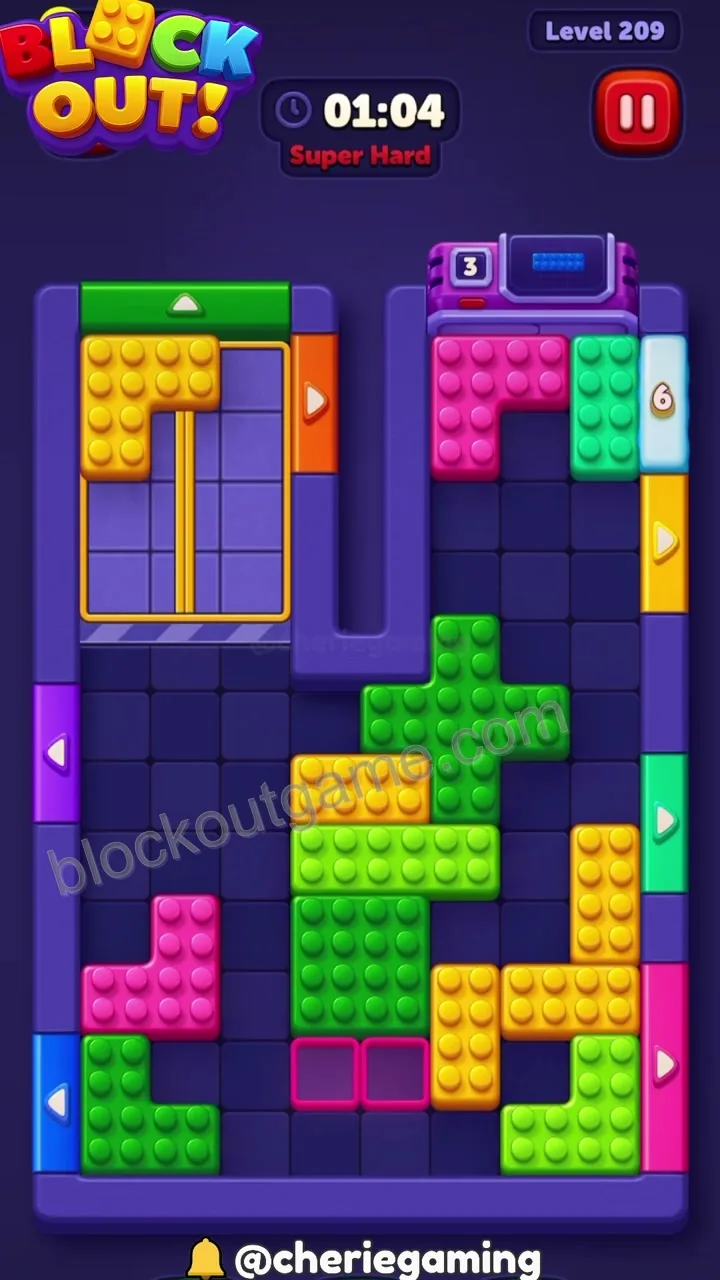 Block Out Level 209 step 5