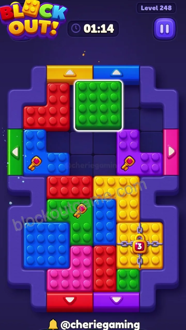 Block Out Level 248 step 5