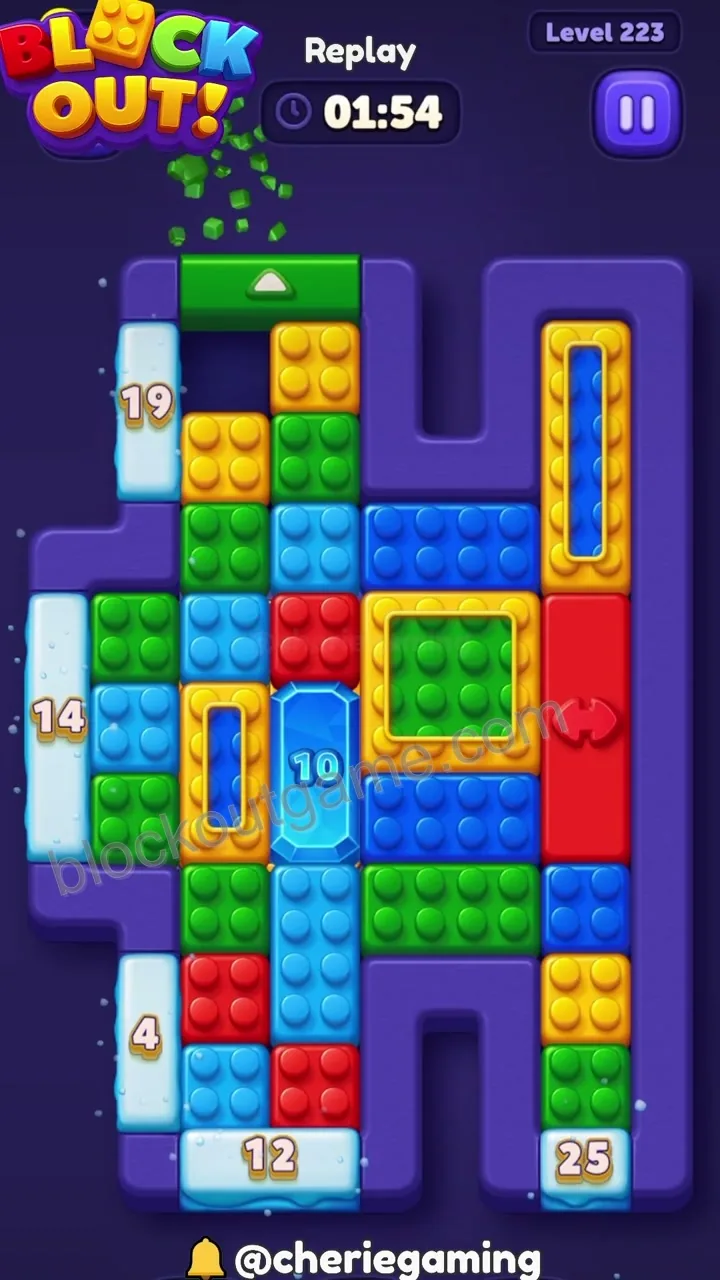 Block Out Level 223 step 6