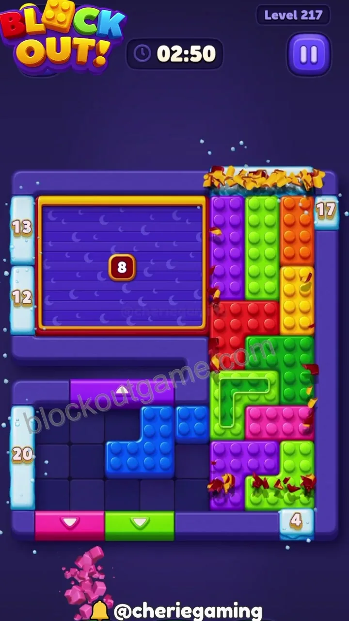 Block Out Level 217 step 3