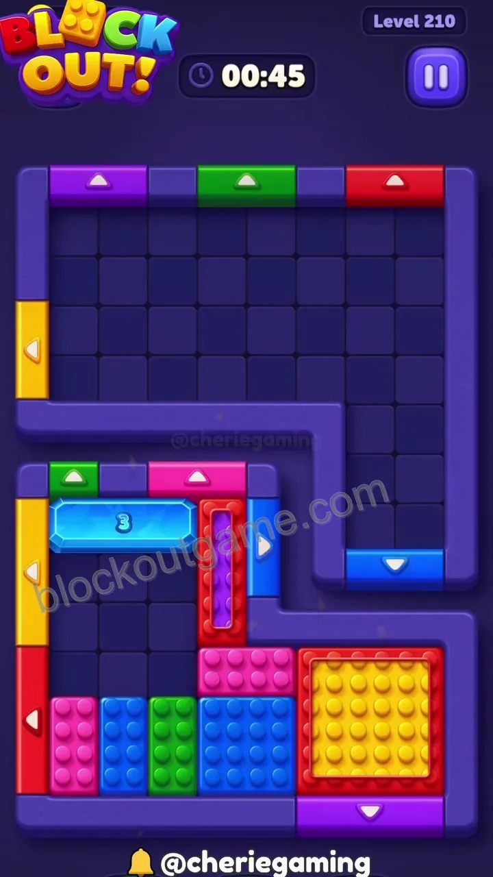Block Out Level 210 step 7