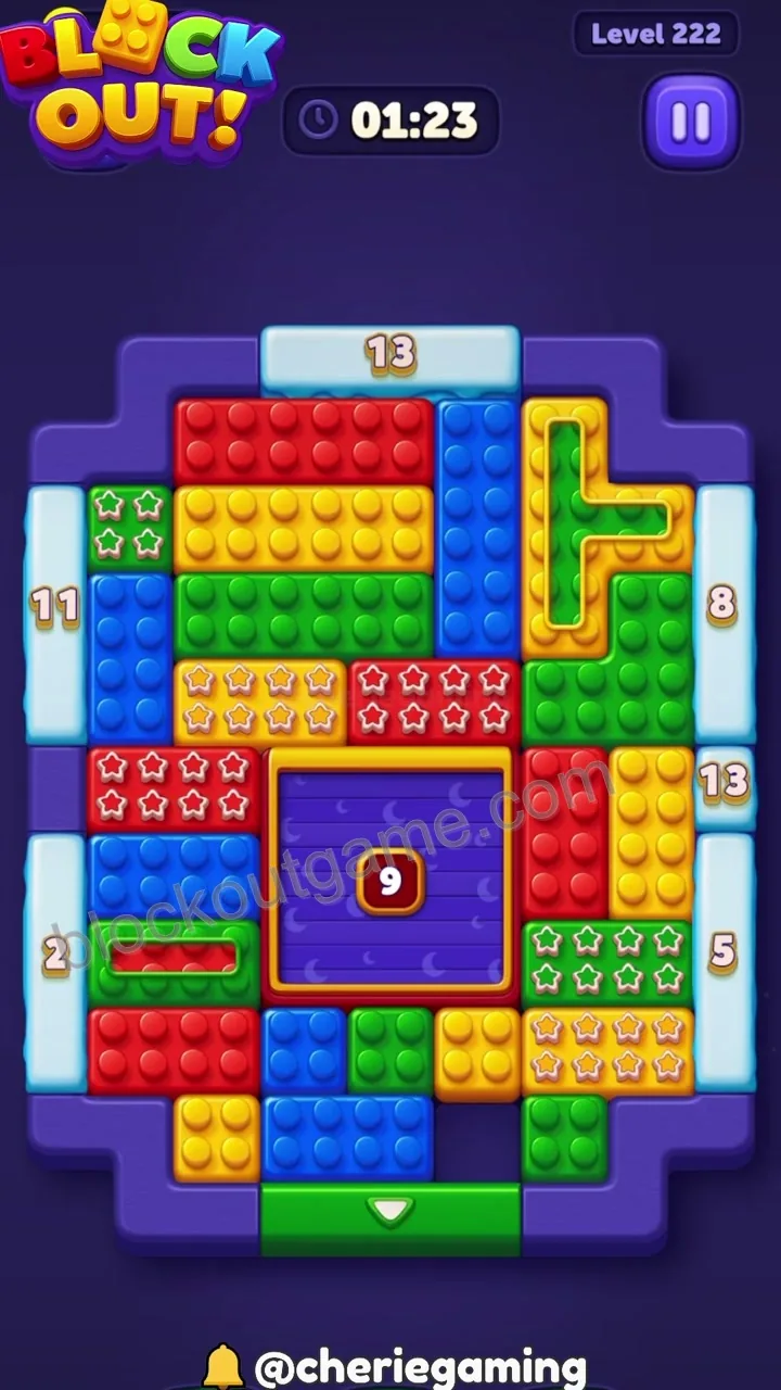 Block Out Level 222 step 2
