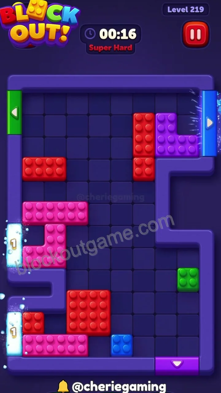 Block Out Level 219 step 6