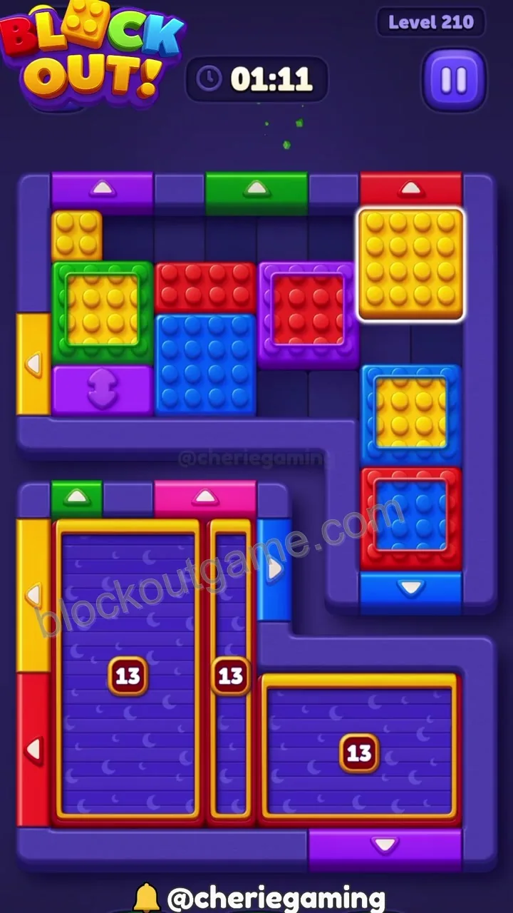 Block Out Level 210 step 5