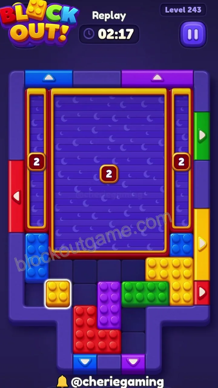 Block Out Level 243 step 7