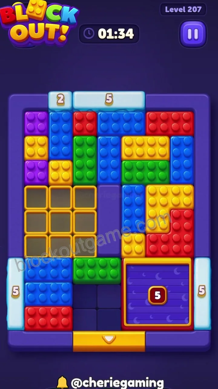Block Out Level 207 step 3