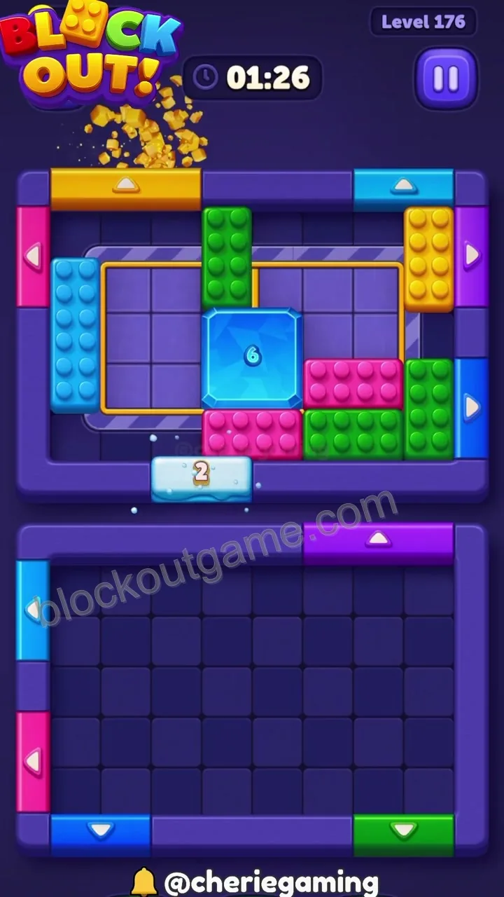 Block Out Level 176 step 7