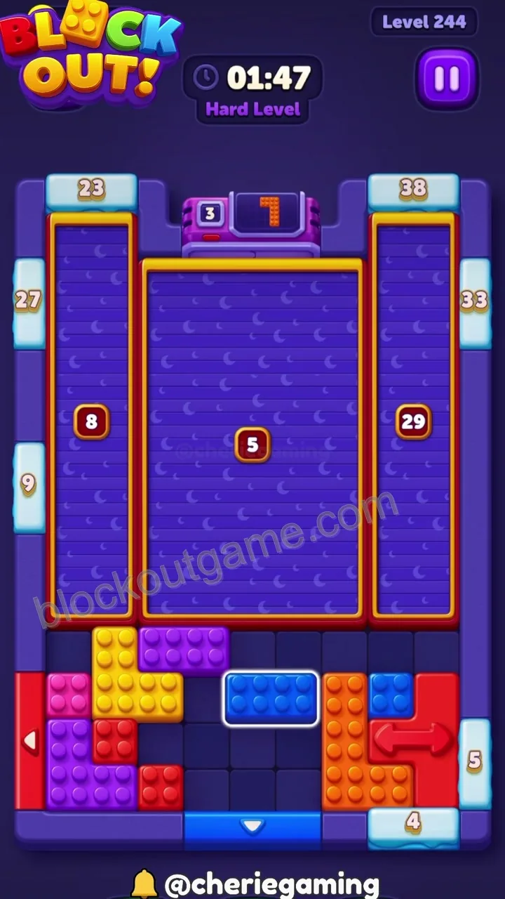 Block Out Level 244 step 3