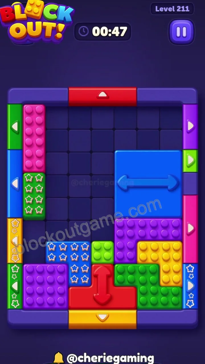 Block Out Level 211 step 7