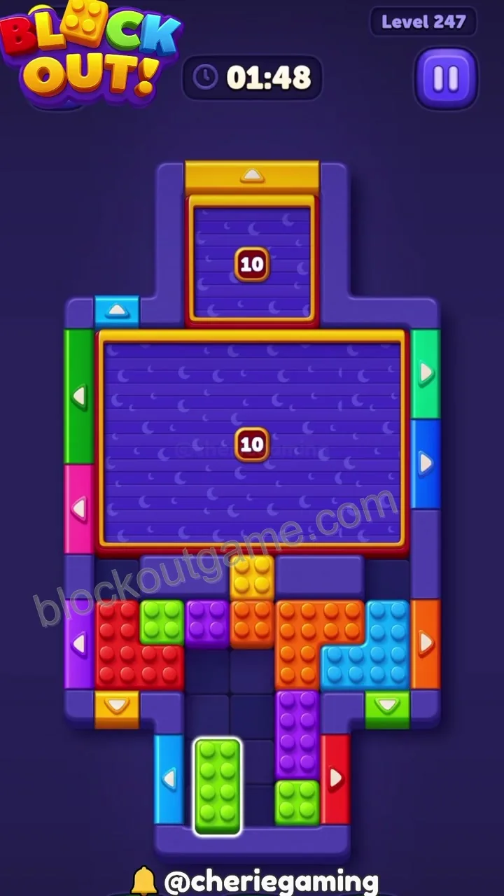 Block Out Level 247 step 3