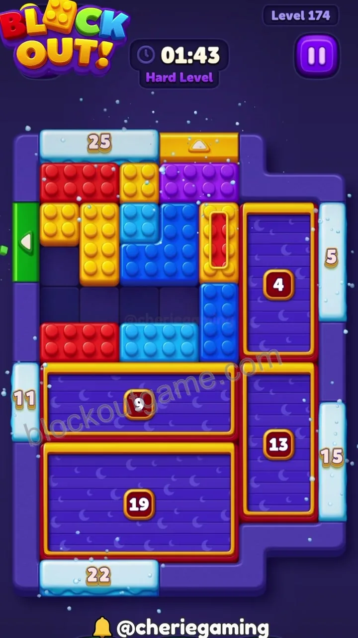 Block Out Level 174 step 2