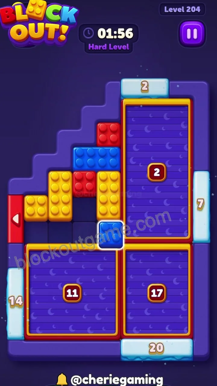 Block Out Level 204 step 2