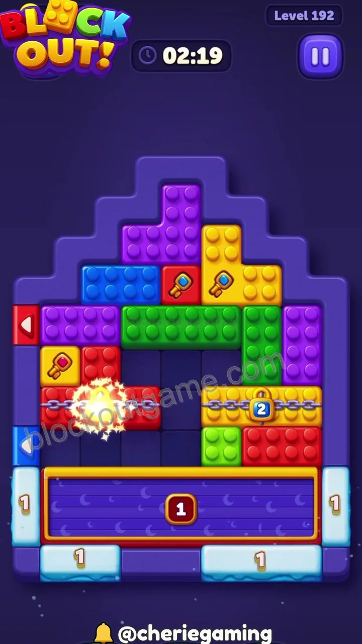 Block Out Level 192 step 5
