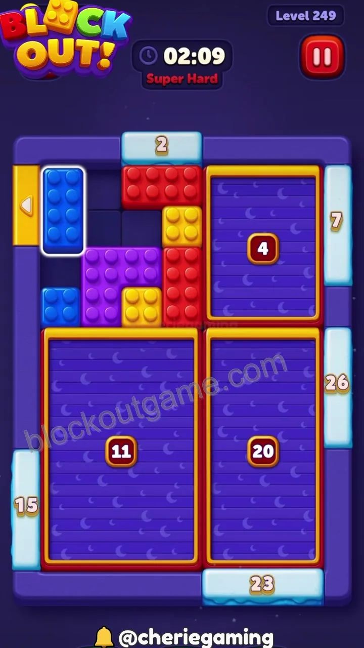 Block Out Level 249 step 3