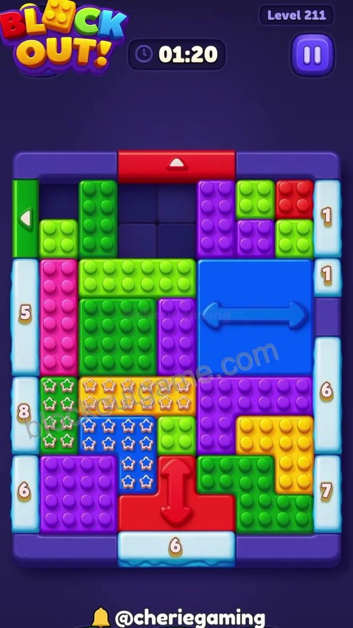 Block Out Level 211 step 4
