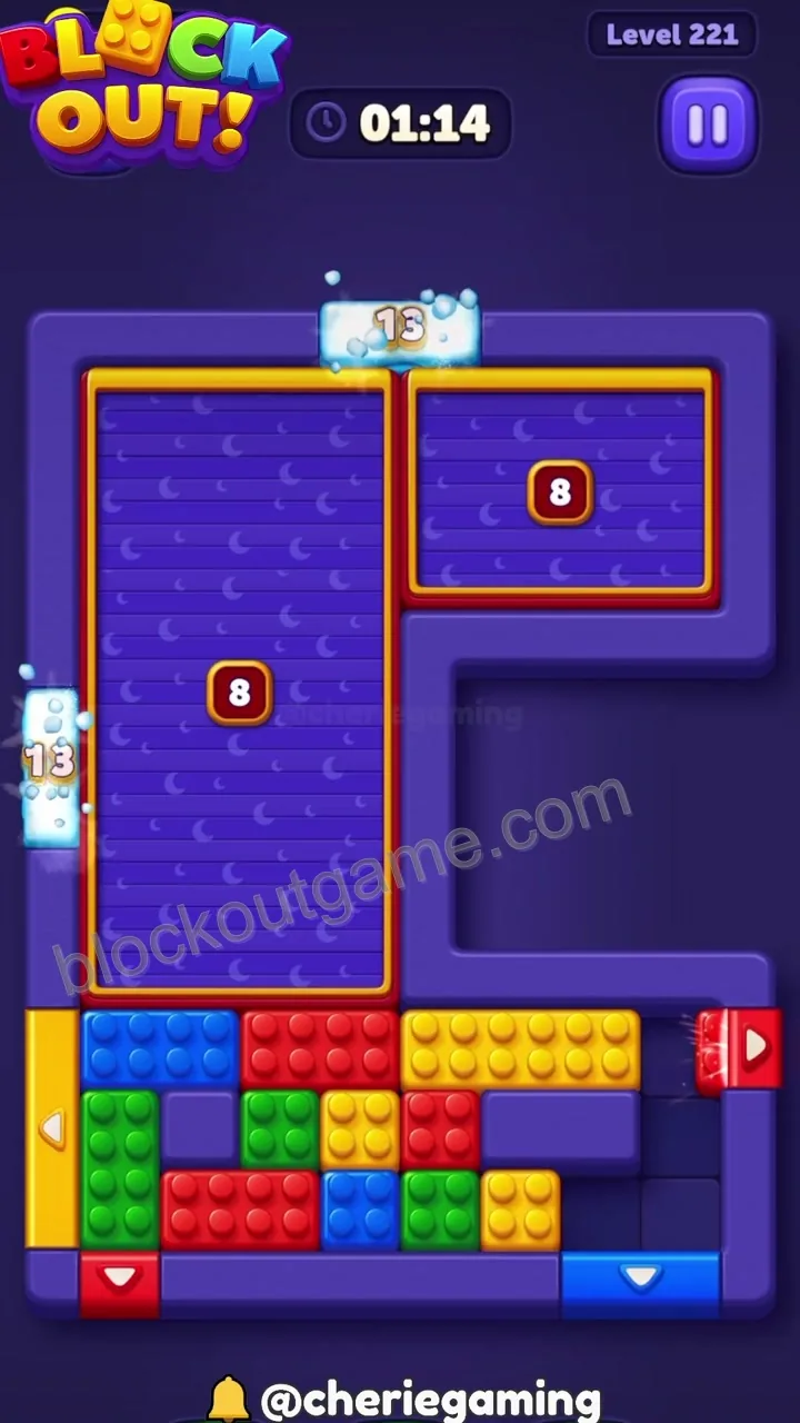 Block Out Level 221 step 3