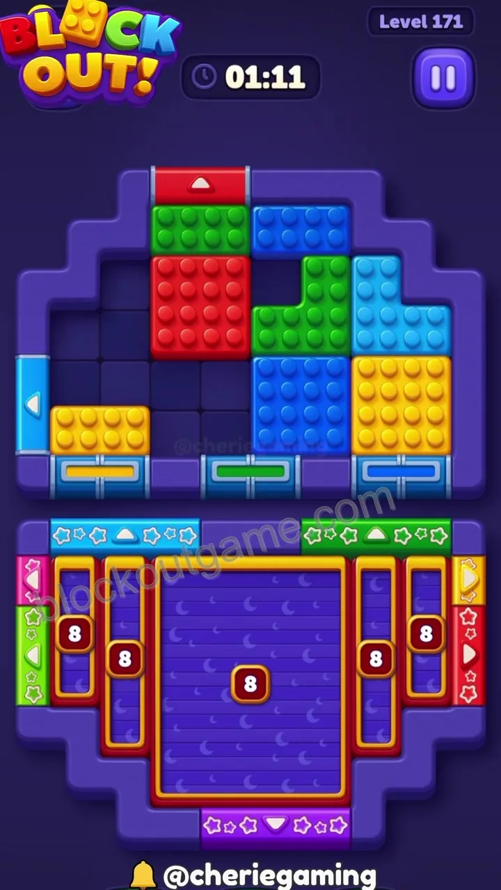 Block Out Level 171 step 6