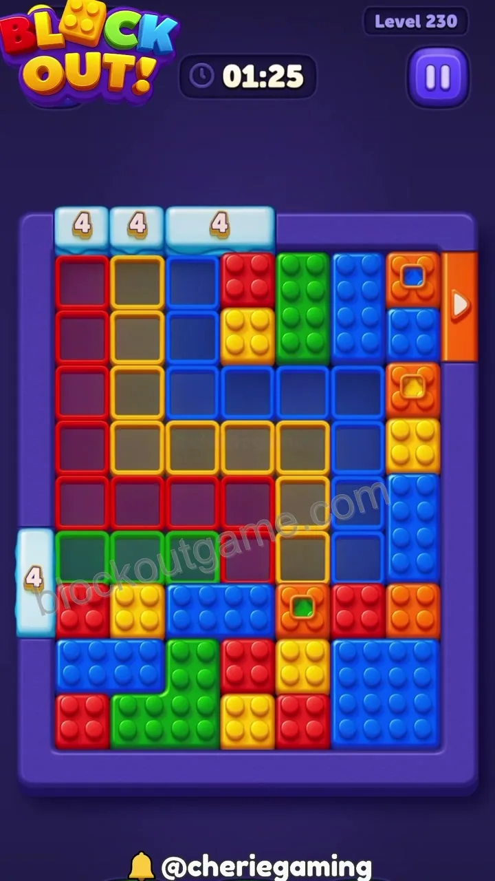 Block Out Level 230 walkthrough preview
