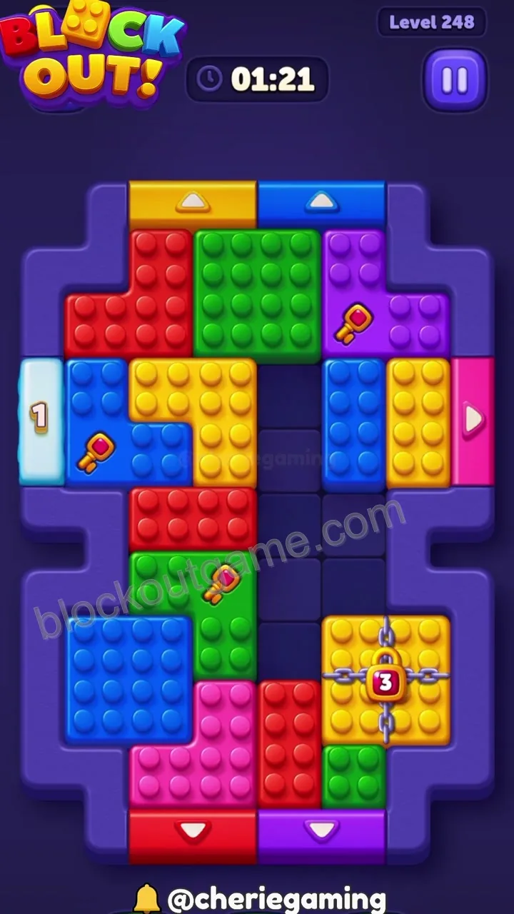 Block Out Level 248 step 4