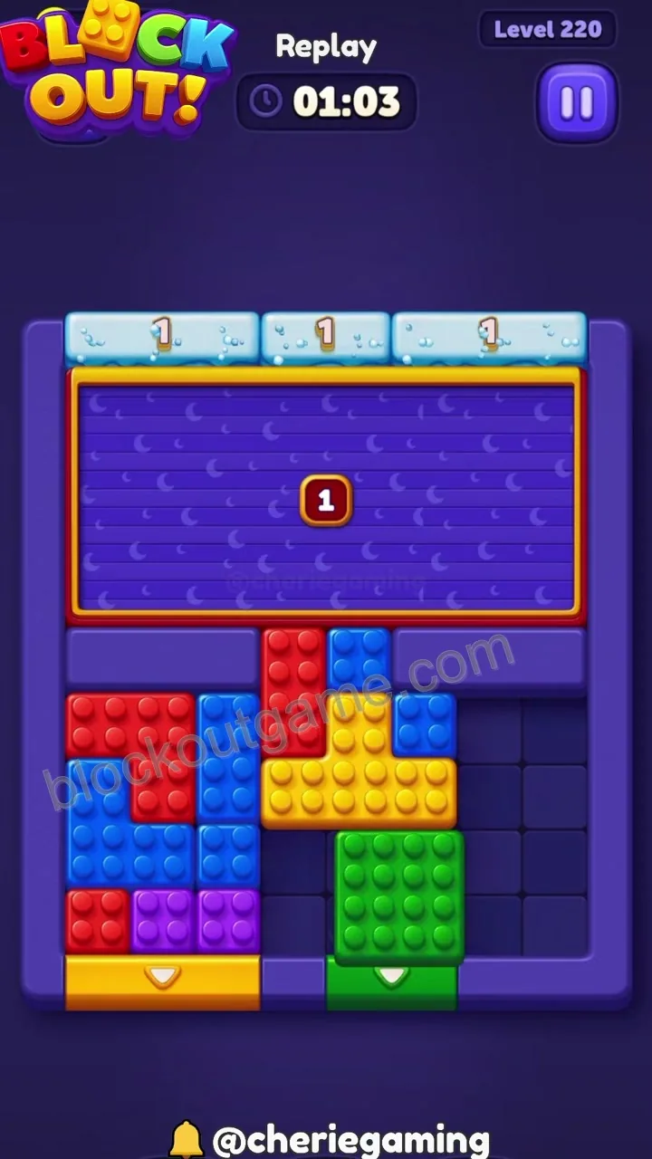 Block Out Level 220 step 7