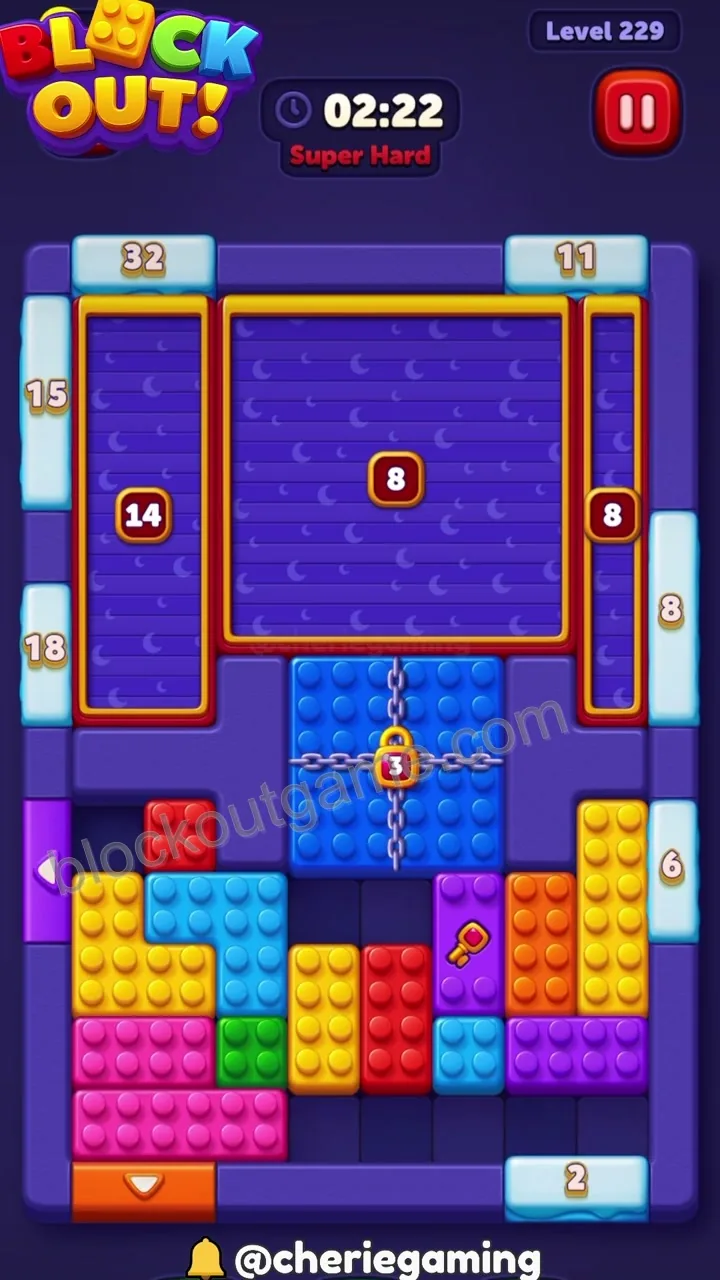 Block Out Level 229 step 3