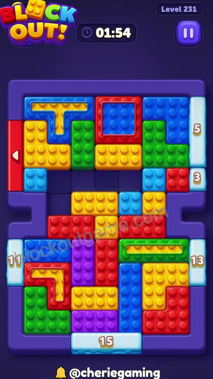 Block Out Level 231 step 3