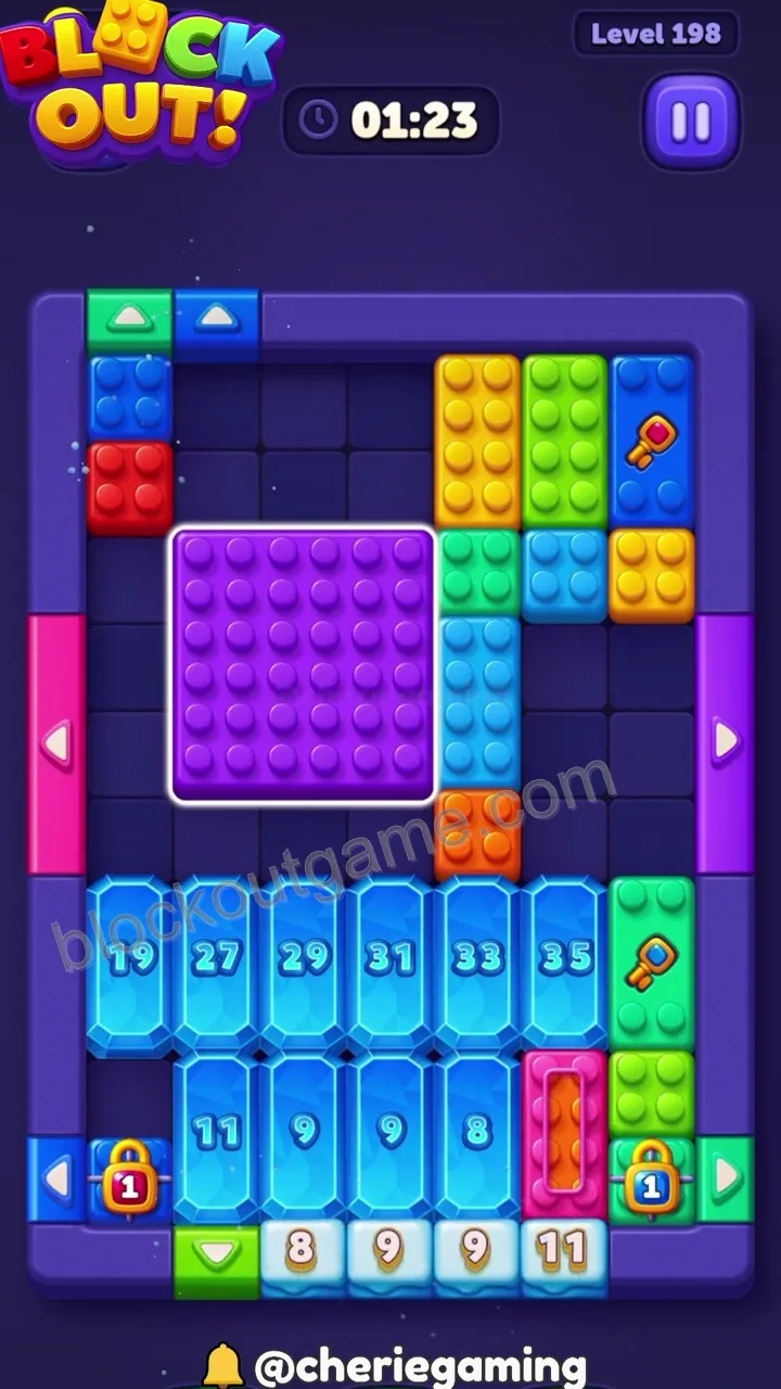 Block Out Level 198 step 5