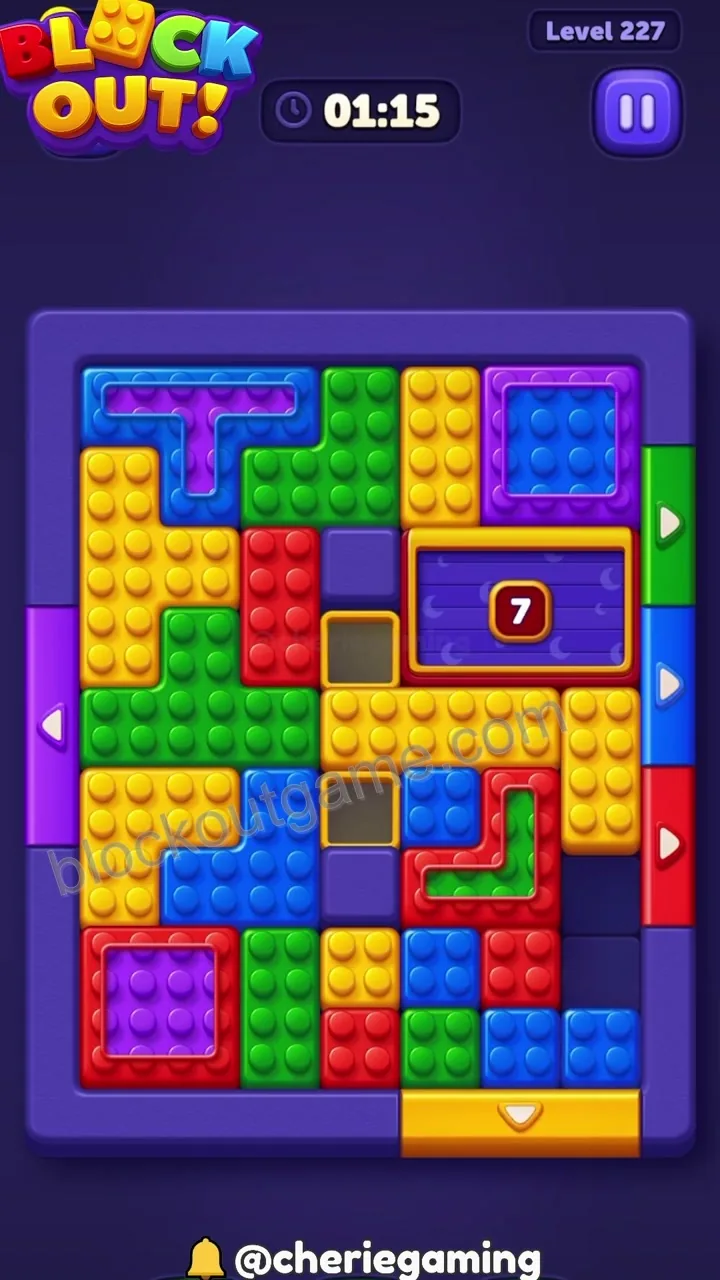 Block Out Level 227 step 2
