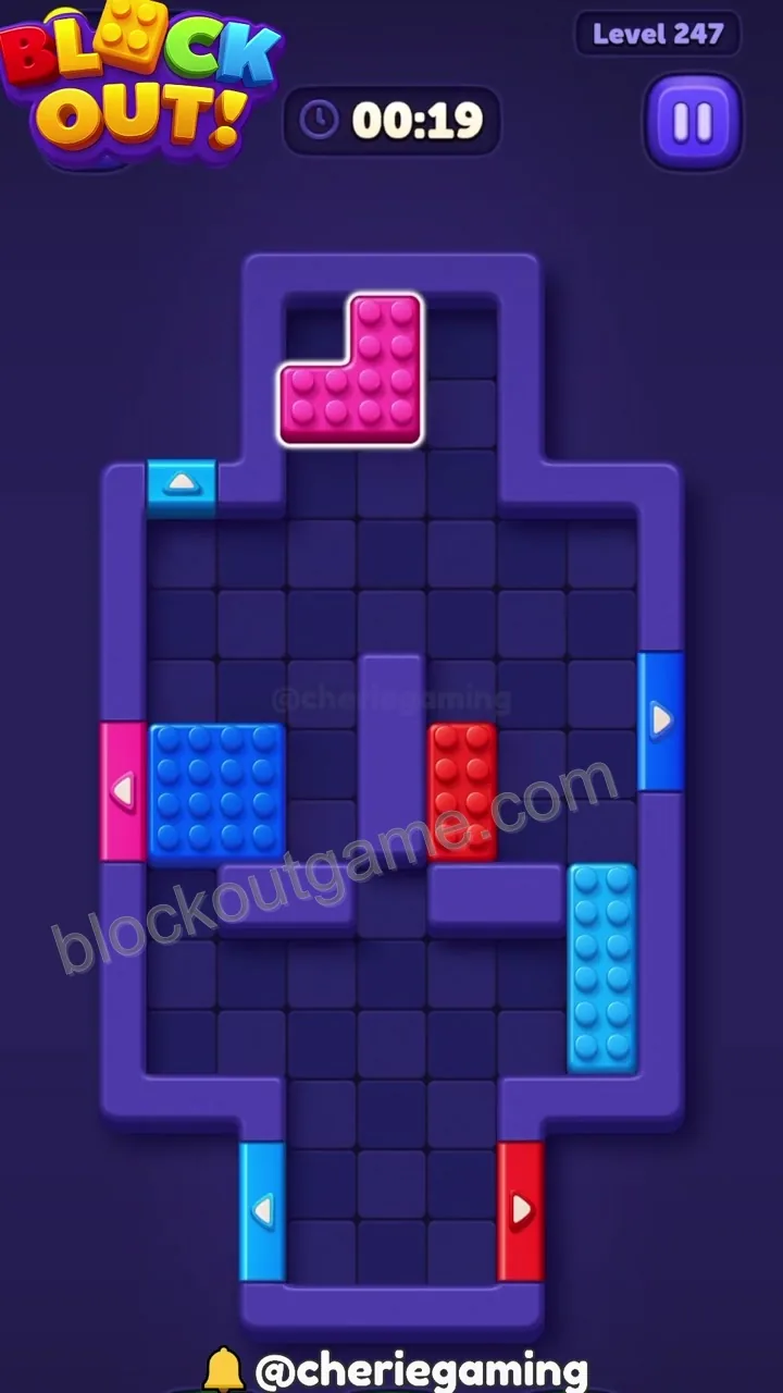 Block Out Level 247 step 7