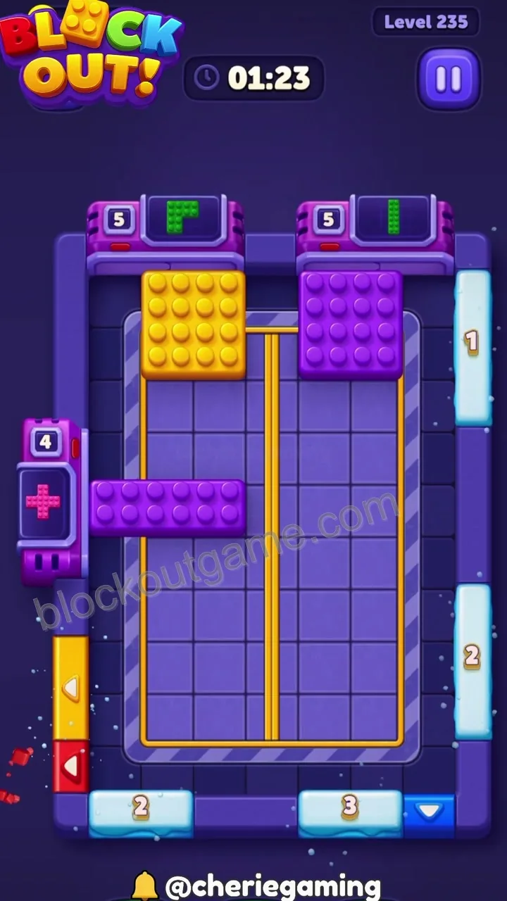 Block Out Level 235 step 2
