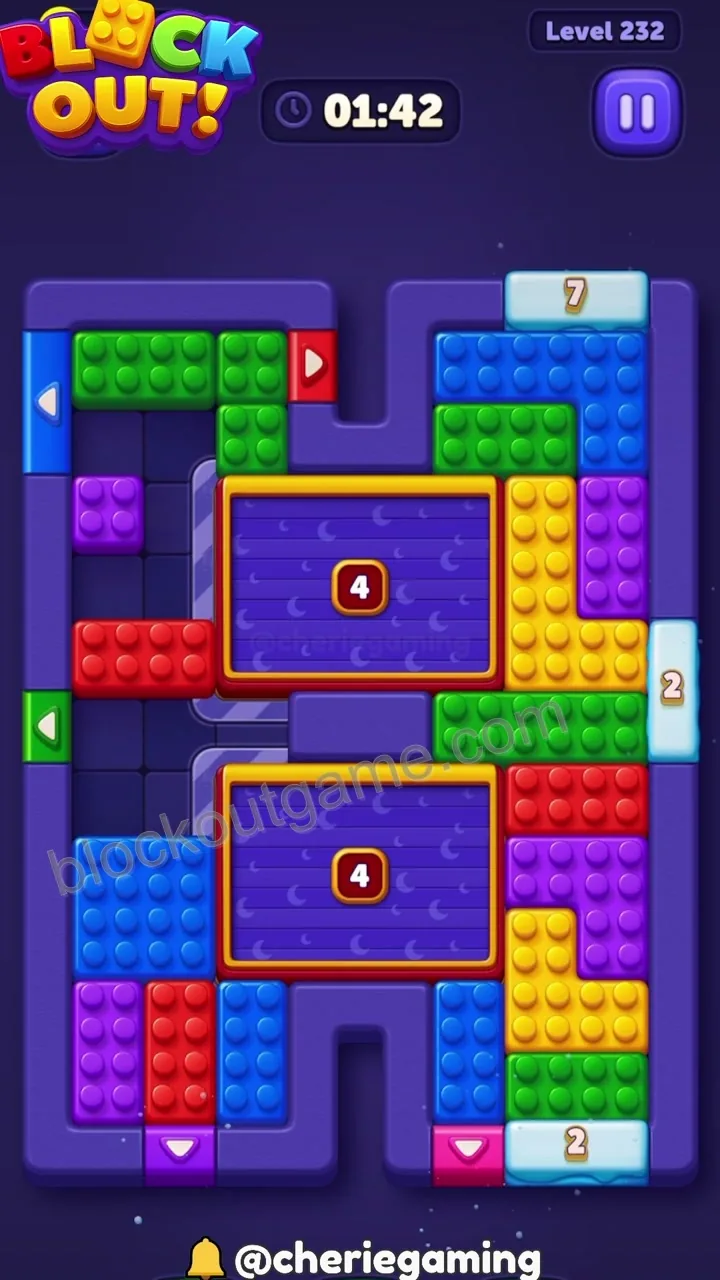 Block Out Level 232 step 4