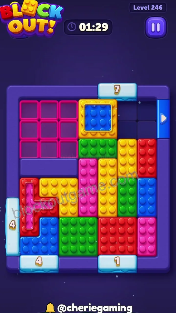 Block Out Level 246 step 2