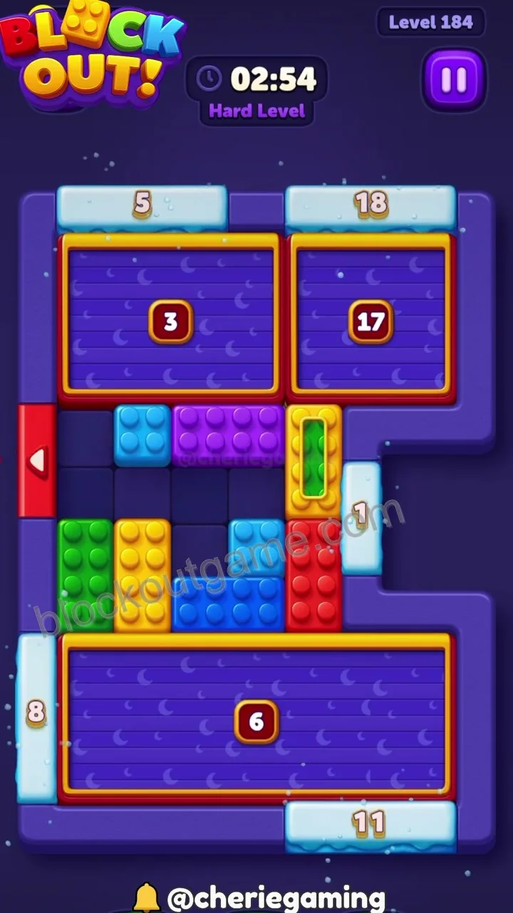 Block Out Level 184 step 3