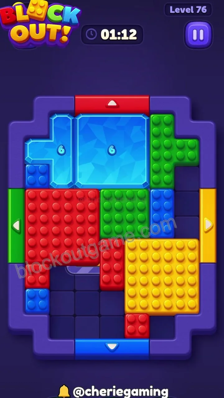 Block Out Level 76 step 6
