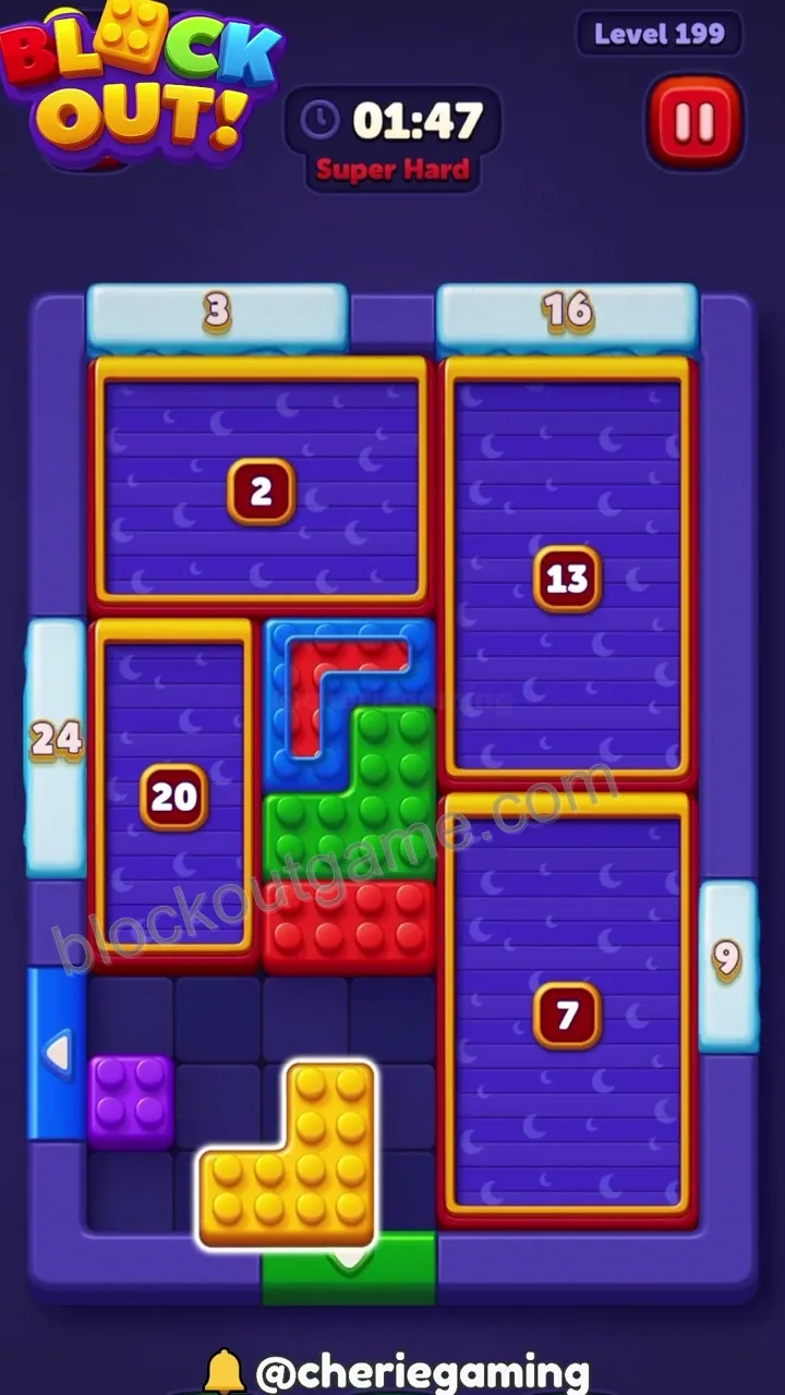 Block Out Level 199 step 4