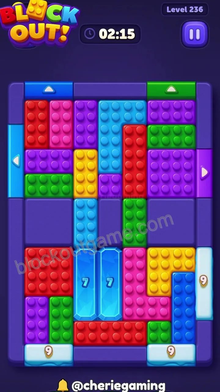 Block Out Level 236 walkthrough preview