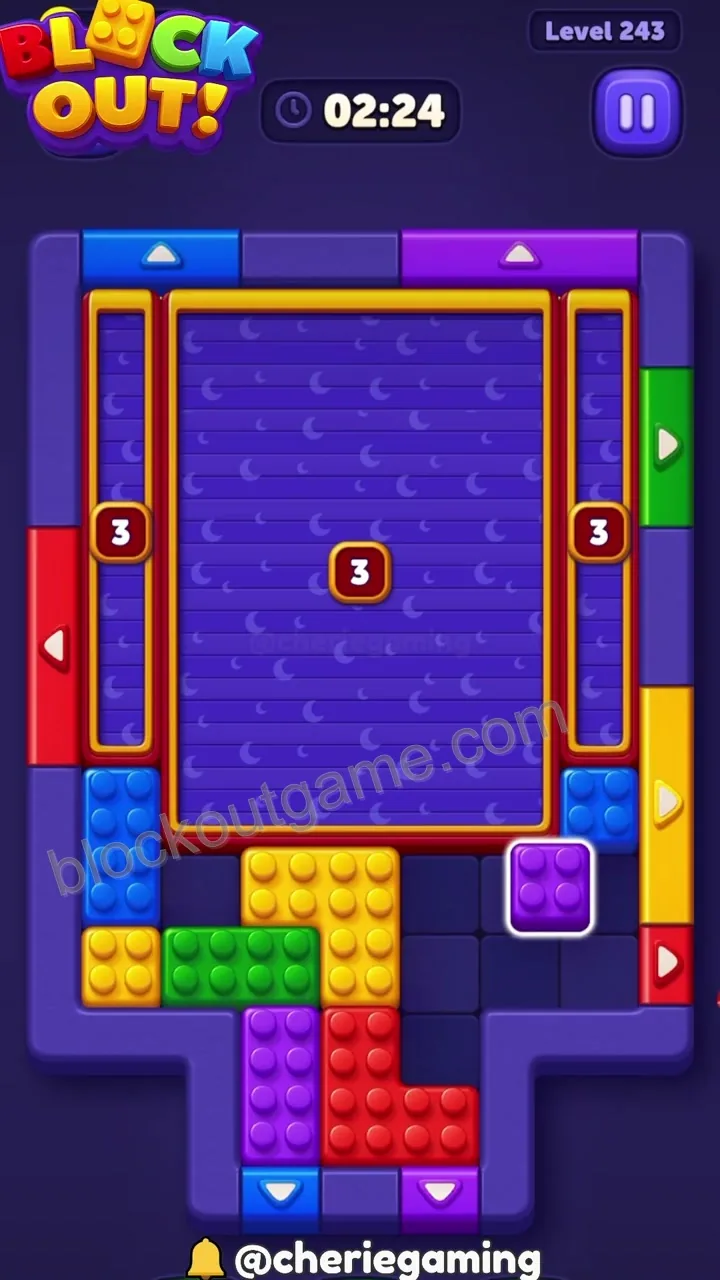 Block Out Level 243 step 4