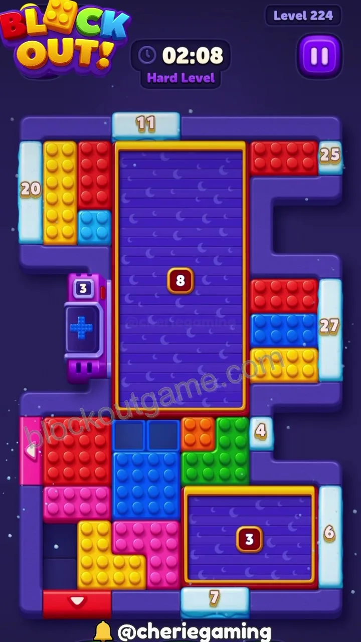 Block Out Level 224 step 2