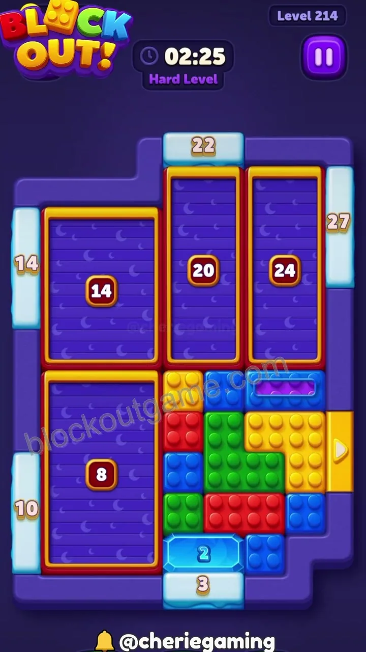 Block Out Level 214 walkthrough preview