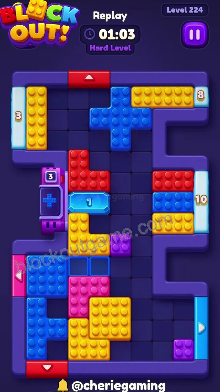 Block Out Level 224 step 7