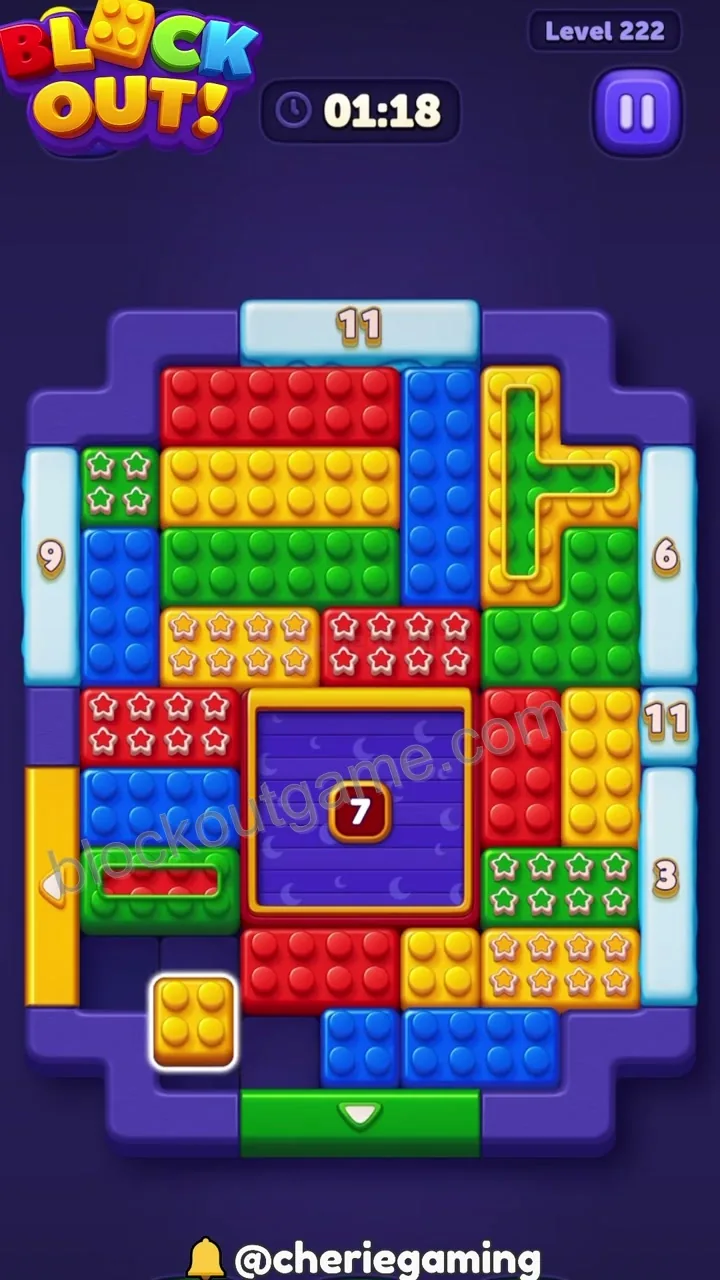 Block Out Level 222 step 3