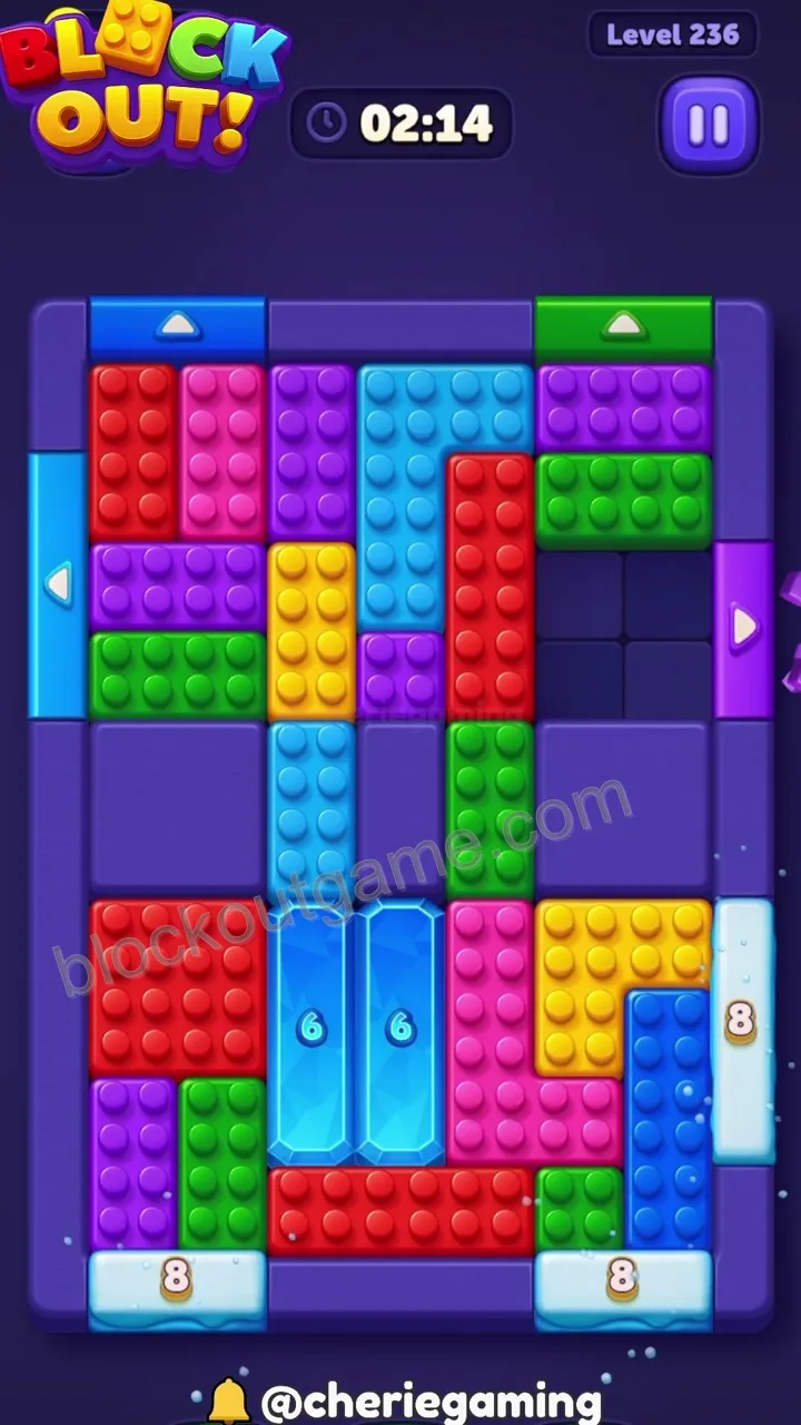 Block Out Level 236 step 2