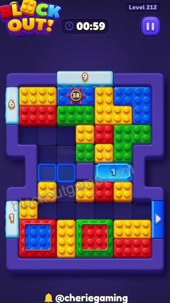 Block Out Level 212 step 5