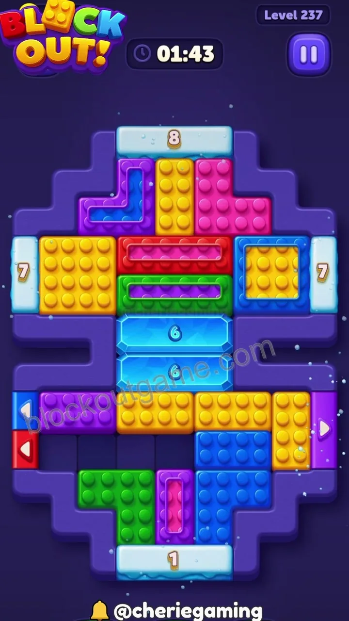Block Out Level 237 step 3